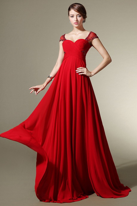 red-dresses-with-sleeves-41-5 Red dresses with sleeves