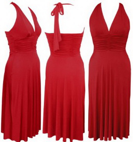 red-halter-neck-dress-60-3 Red halter neck dress