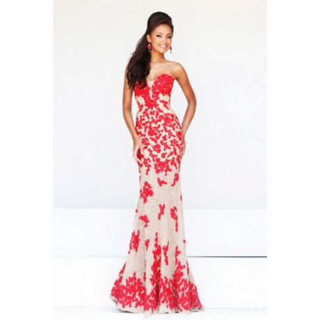 red-lace-prom-dress-32-13 Red lace prom dress