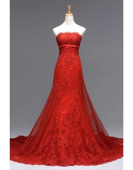 red-lace-wedding-dress-19-20 Red lace wedding dress