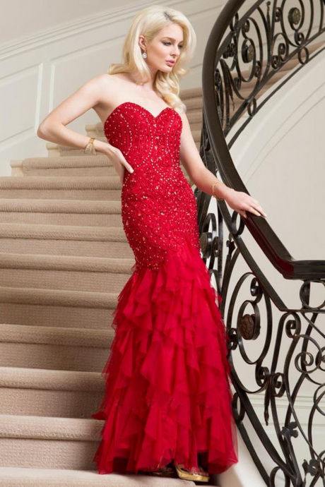red-mermaid-prom-dress-84-11 Red mermaid prom dress