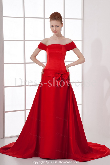 ... Red Inverted Triangle Spring Off-the-shoulder Prom Dresses 2013
