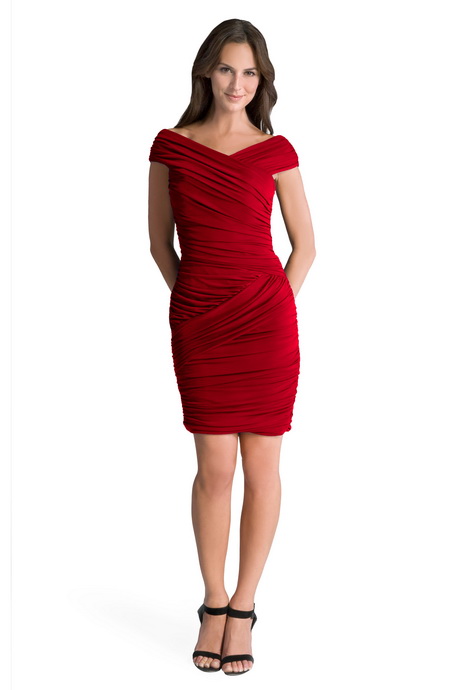red-ruched-dress-53-3 Red ruched dress