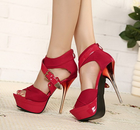 red-sandals-heels-82-13 Red sandals heels