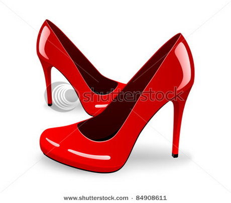 Red shoes for women stock vector. Save to a Lightbox ?. Please