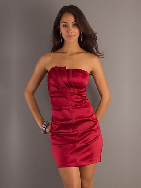 red-strapless-cocktail-dress-30-12 Red strapless cocktail dress