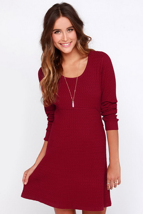 red-sweater-dresses-78-17 Red sweater dresses