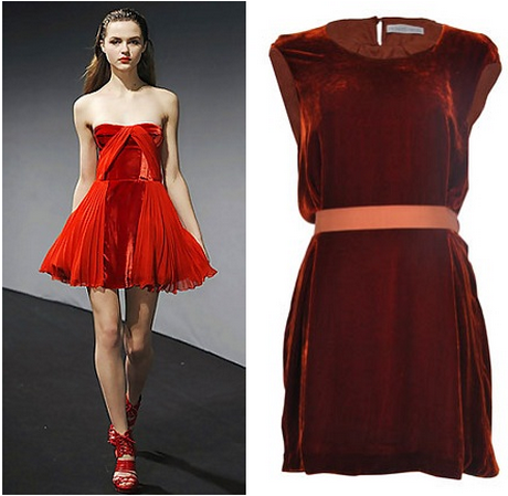 red-velvet-dresses-01 Red velvet dresses