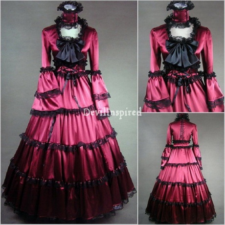 red-victorian-dress-18-11 Red victorian dress