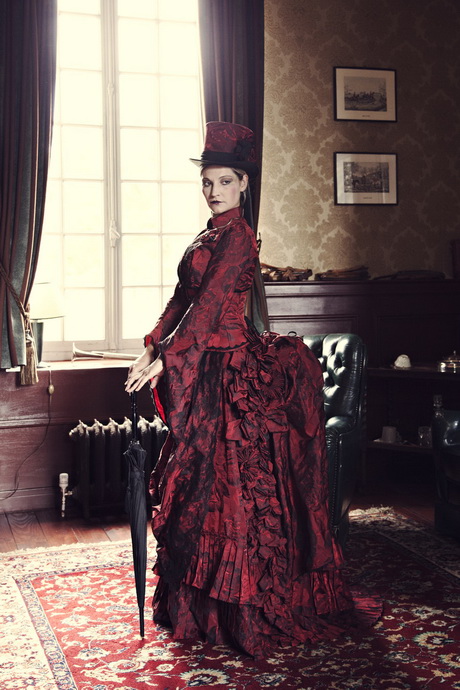 red-victorian-dress-18-12 Red victorian dress