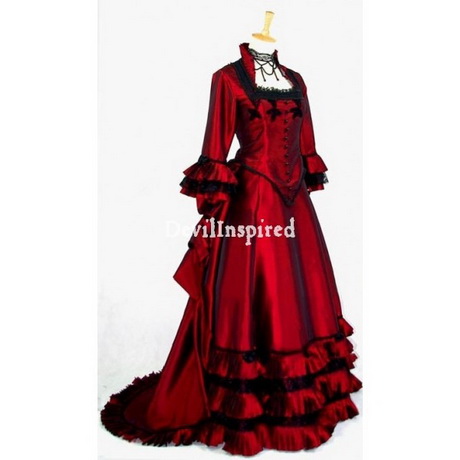 red-victorian-dress-18-18 Red victorian dress