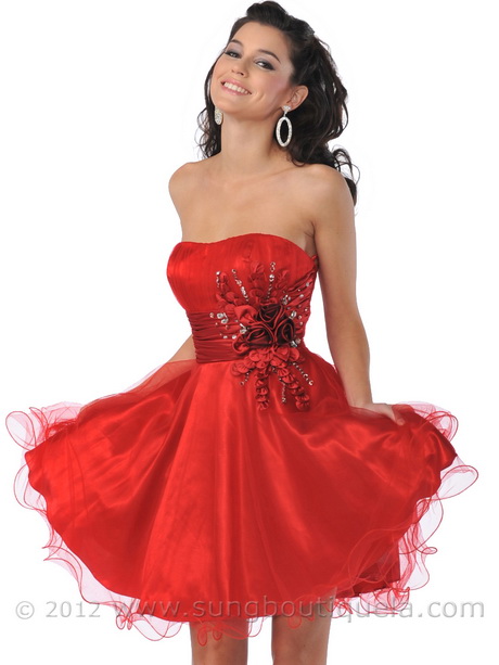 red-short-prom-dresses-86-8 Red short prom dresses