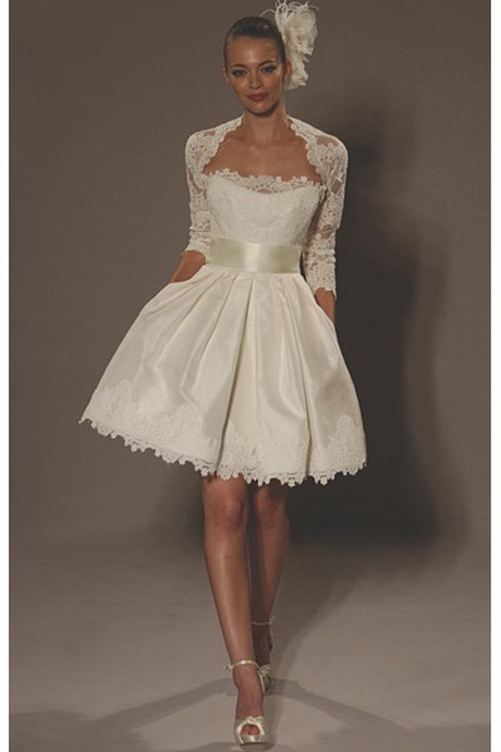 short-lace-wedding-dress-93-12 Short lace wedding dress