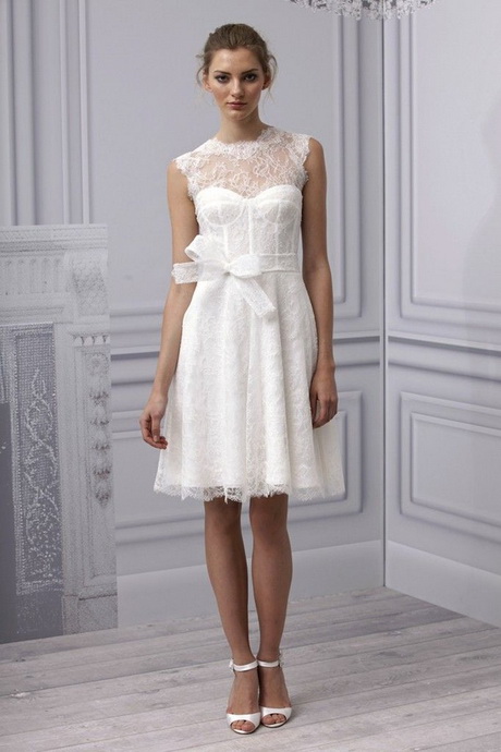 short-lace-wedding-dress-93-13 Short lace wedding dress