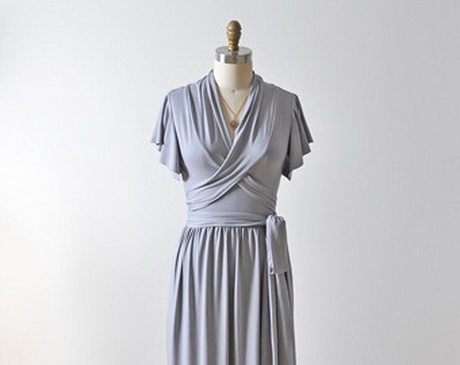 Maxi Dress Grey Dress For Women Grey Jersey Dress Floor Length Dress ...