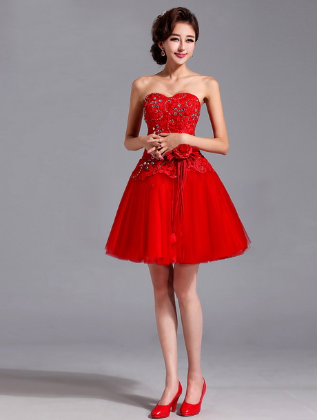 short-red-wedding-dresses-82-10 Short red wedding dresses