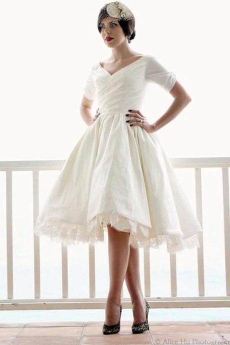 short-vintage-wedding-dresses-69 Short vintage wedding dresses