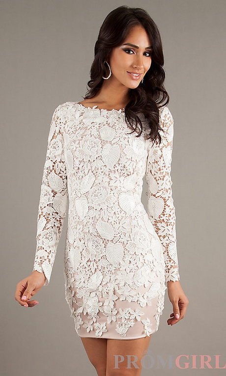 short-white-lace-dress-36-6 Short white lace dress