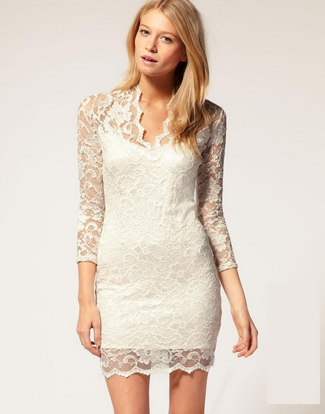 short-white-lace-dress-36 Short white lace dress