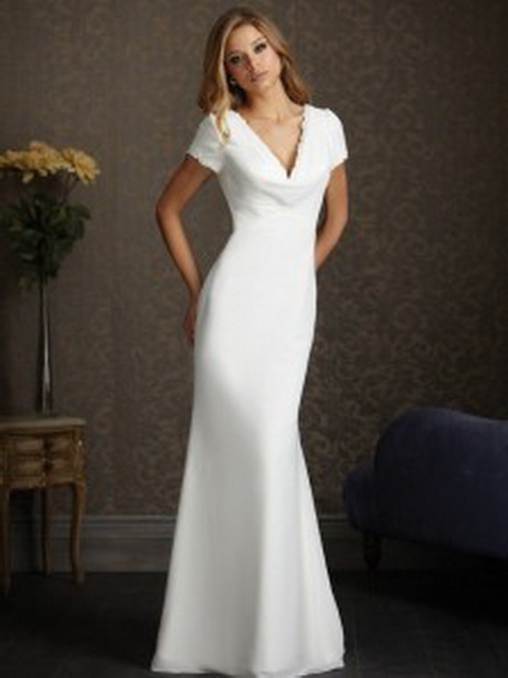 simple-white-wedding-dress-08-15 Simple white wedding dress