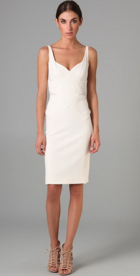 sleeveless-white-dress-14 Sleeveless white dress