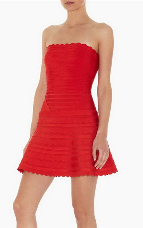 strapless-red-dress-12-14 Strapless red dress