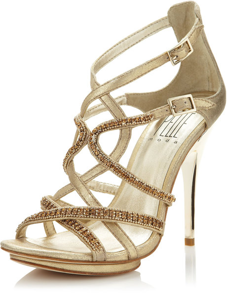 strappy-gold-heels-41-9 Strappy gold heels