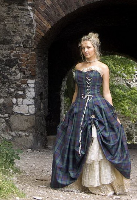 tartan-wedding-dresses-33-5 Tartan wedding dresses