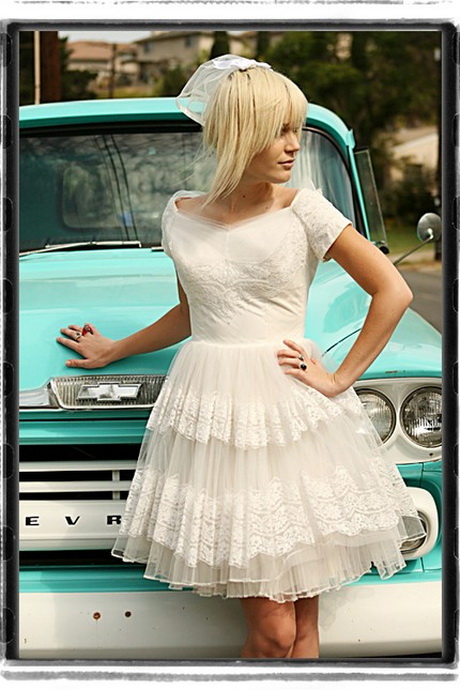unique-vintage-short-wedding-dresses-71-9 Unique vintage short wedding dresses