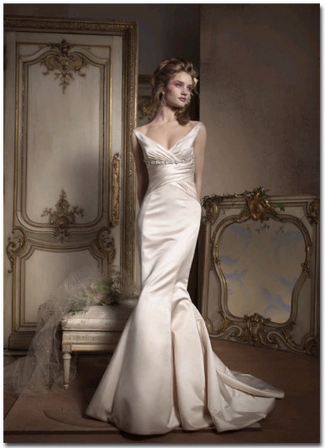 v-neck-wedding-dresses-15-11 V neck wedding dresses