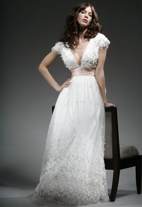 v-neck-wedding-dresses-15-4 V neck wedding dresses