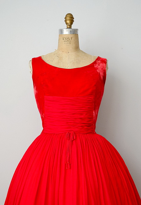 vintage-red-dresses-39-3 Vintage red dresses