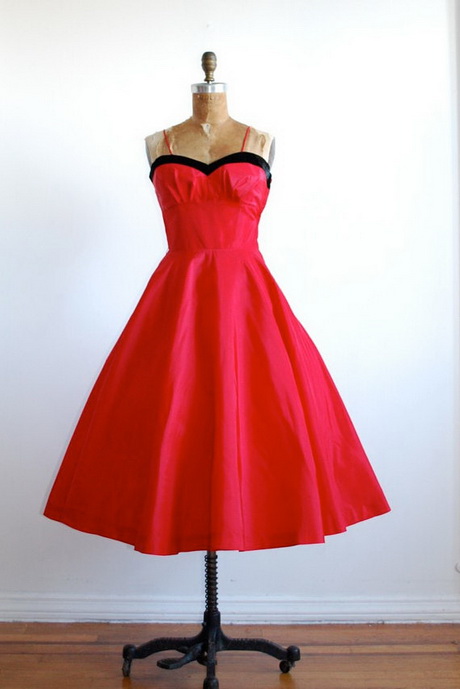 vintage-red-dresses-39-9 Vintage red dresses