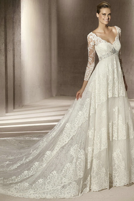 vintage-wedding-dress-with-lace-65-17 Vintage wedding dress with lace