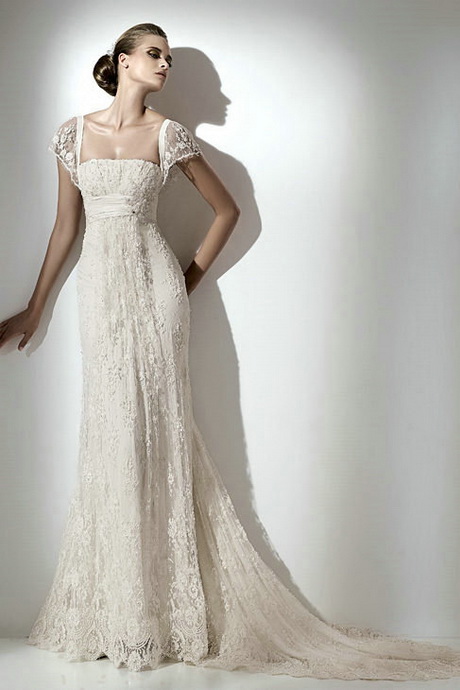 vintage-wedding-dress-with-lace-65-4 Vintage wedding dress with lace