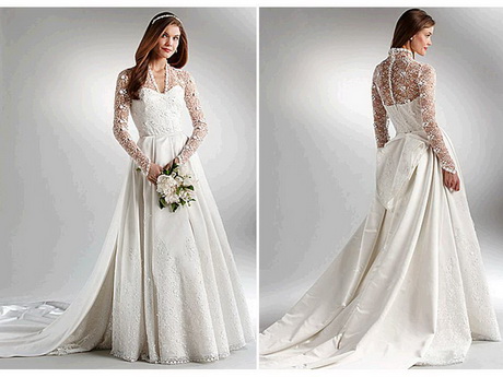 wedding-dress-with-lace-sleeves-98-16 Wedding dress with lace sleeves