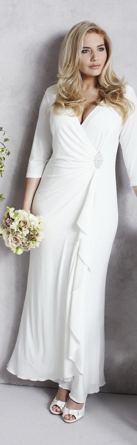 Wedding dress for mature women