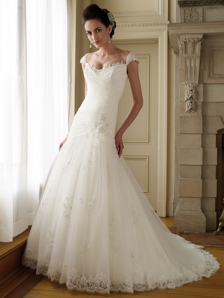wedding-gowns-with-cap-sleeves-76-3 Wedding gowns with cap sleeves
