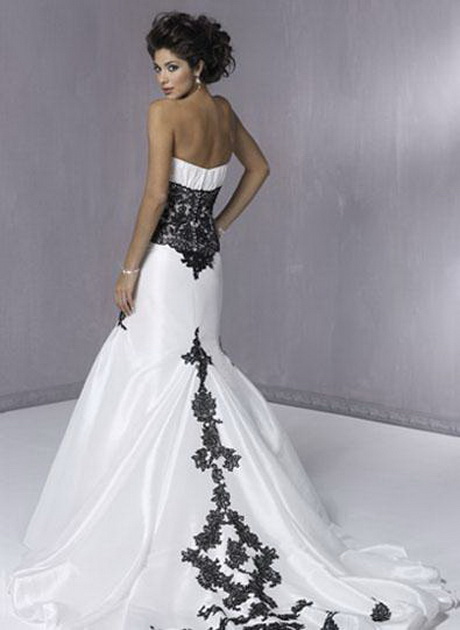 white-and-black-wedding-dresses-55-2 White and black wedding dresses