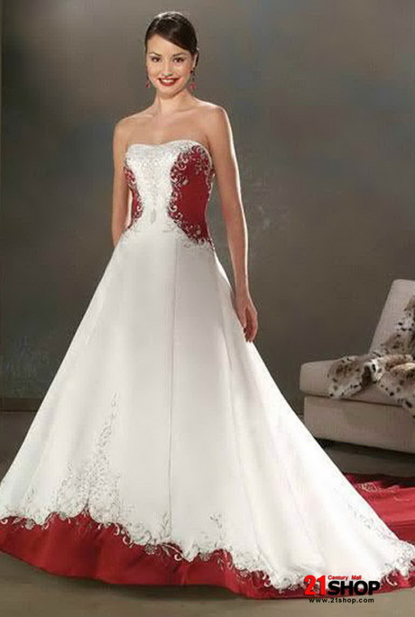 white-and-red-wedding-dress-06-14 White and red wedding dress