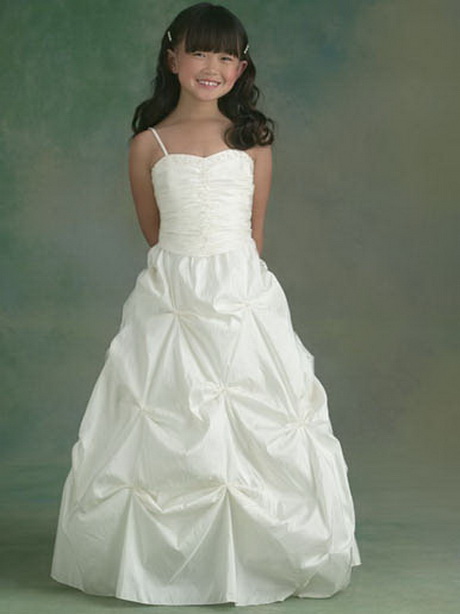 white gown for confirmation