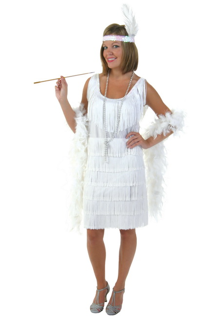 White Flapper Dress