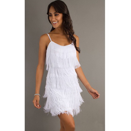 white-fringe-dress-27 White fringe dress