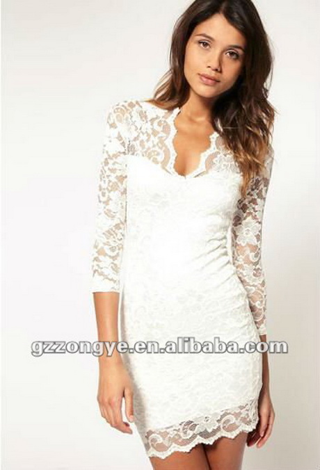 white-long-sleeve-lace-dress-38-11 White long sleeve lace dress
