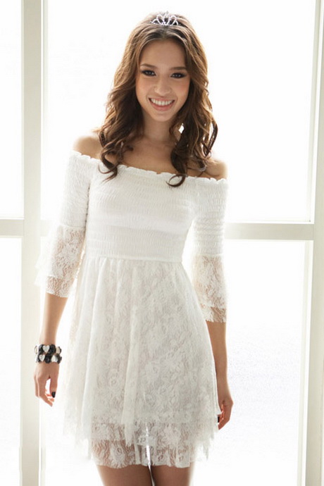 white-long-sleeve-lace-dress-38-19 White long sleeve lace dress