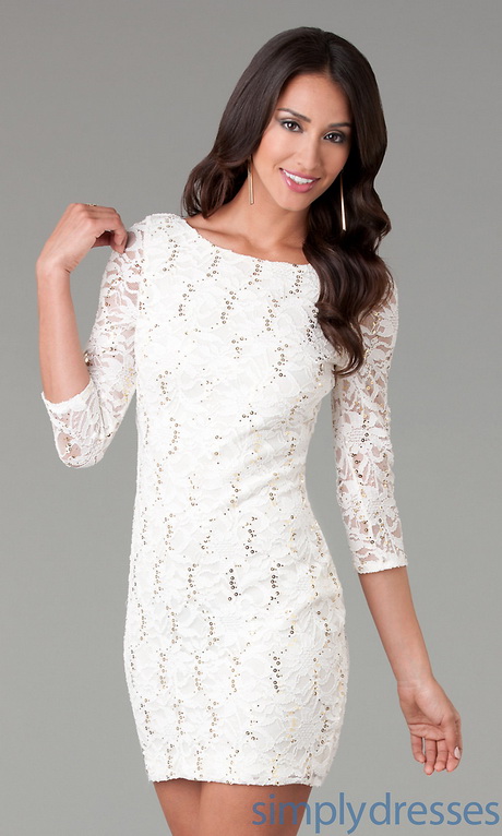 White rehearsal dinner dress