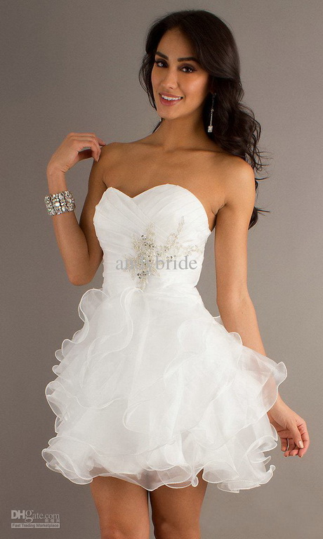 white-short-graduation-dresses-92-19 White short graduation dresses