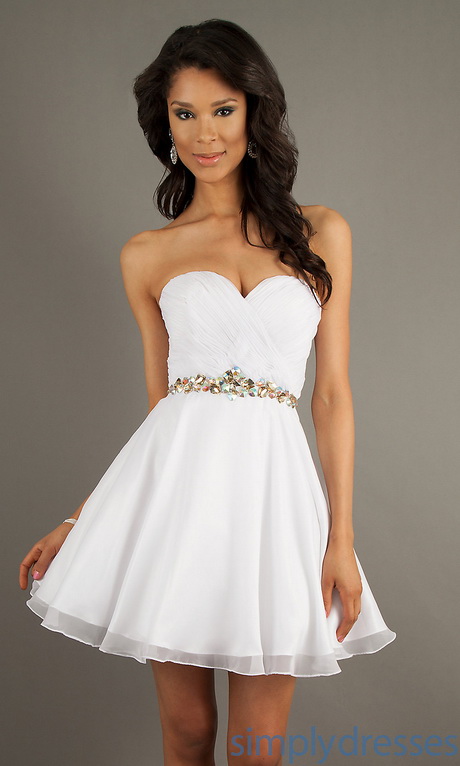 white-short-party-dresses-59 White short party dresses