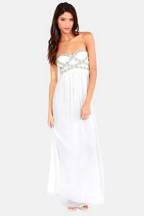 white-strapless-maxi-dress-33-4 White strapless maxi dress