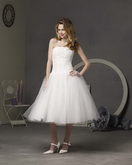 white-tea-length-dress-68-2 White tea length dress